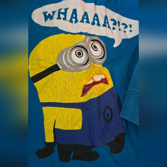 Caluby 1981 Minion Graphic Pajama Set Sz4/5T - Picture 9 of 10